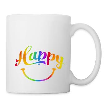 happy quotes positive quote cute love positivity - Mug - white - Right