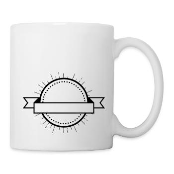 Emblème cercle - Mug blanc - blanc - Droite