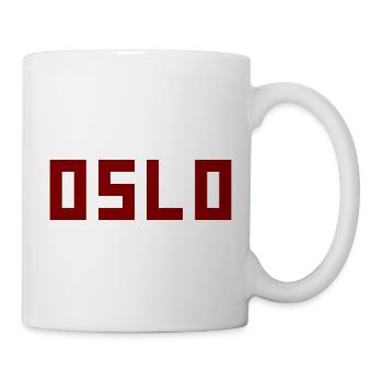 Oslo - Tasse - Weiß - Rechts