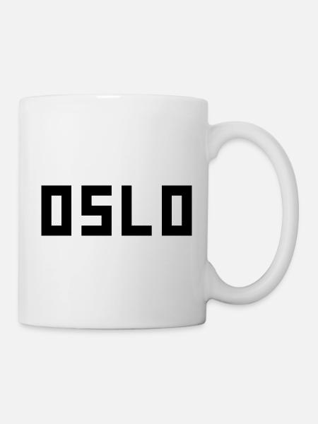 Oslo - Tasse - Weiß
