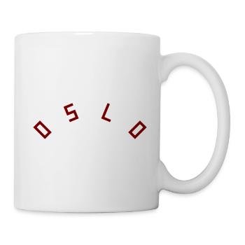 Oslo - Tasse - Weiß - Rechts