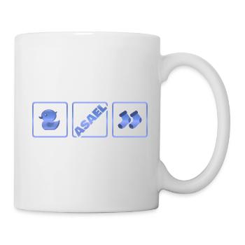 Asael als Geburt - Tasse - Weiß - Rechts