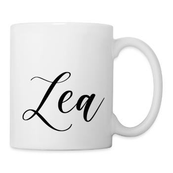 Lea Name - Mug - white - Right
