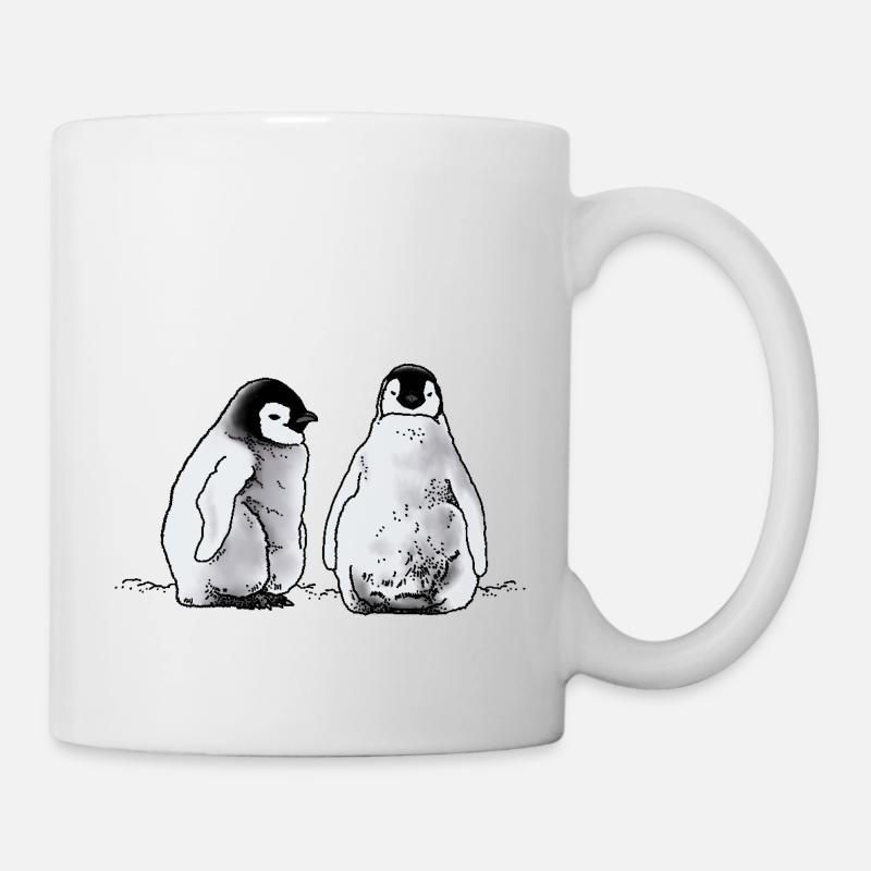 Pinguin Babys - Tasse - Weiß
