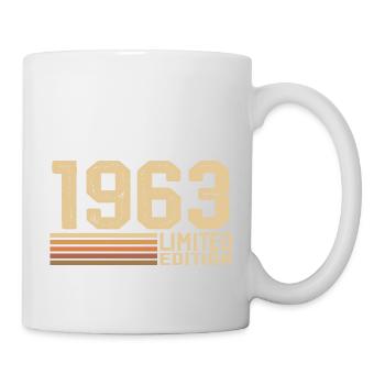 Jahrgang 1963 Geburtstag - Geschenk 1963 Jahrgang 1963 - Tasse - Weiß - Rechts