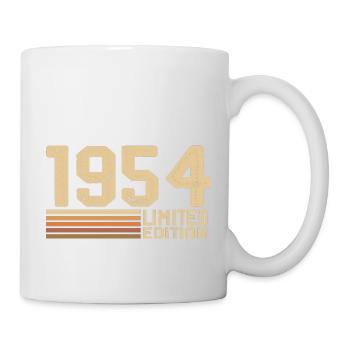 Jahrgang 1954 Geburtstag - Geschenk 1954 Jahrgang 1954 - Tasse - Weiß - Rechts