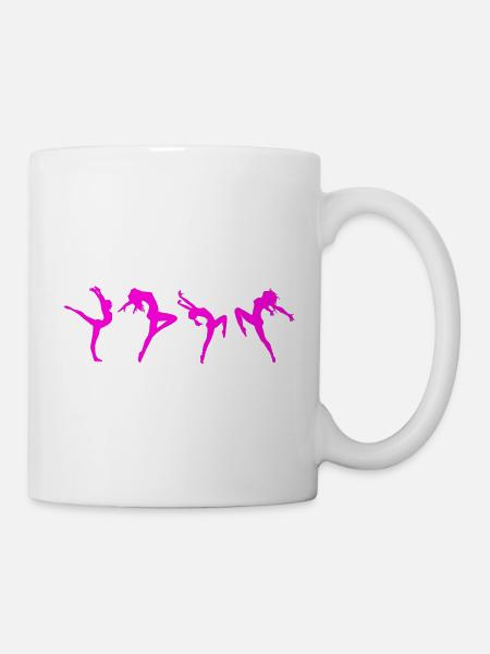 Tänzerin dancing - Tasse - Weiß