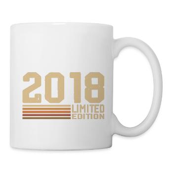 Jahrgang 2018 Geburtstag - 2018 Jahrgang 2018 Geschenk - Tasse - Weiß - Rechts