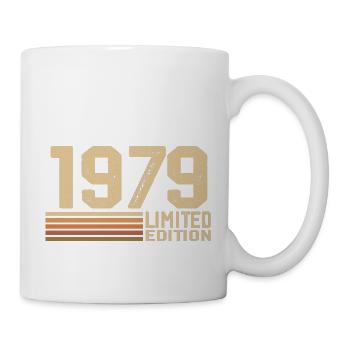 Geboren 1979 Geburtstag - 1979 Geschenk Jahrgang 1979 - Tasse - Weiß - Rechts