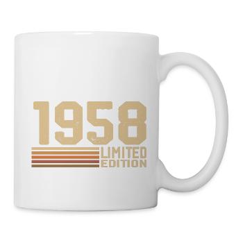 Born in 1958 Birthday - Gift 1958 Vintage 1958 - Mug - white - Right