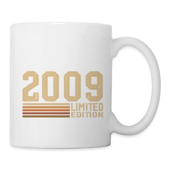Jahrgang 2009 Geburtstag - Geschenk 2009 Jahrgang 2009 - Tasse - Weiß - Rechts