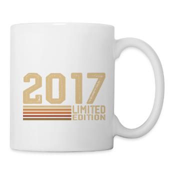 Born in 2017 Birthday - 2017 Vintage 2017 Gift - Mug - white - Right