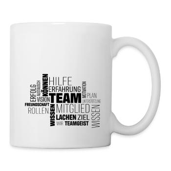 Team - Tasse - Weiß - Rechts