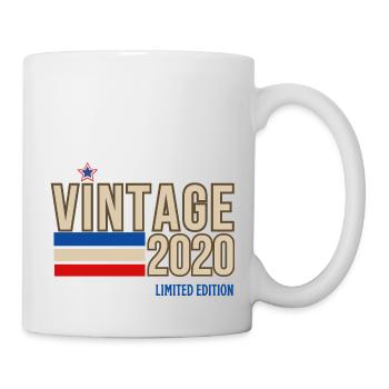 Jahrgang 2020 limitierte Auflage - Tasse - Weiß - Rechts