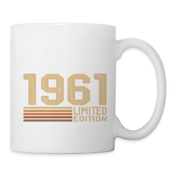 Born in 1961 Birthday - Gift 1961 Vintage 1961 - Mug - white - Right