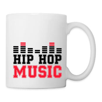 Musique Hip Hop - Mug blanc - blanc - Droite