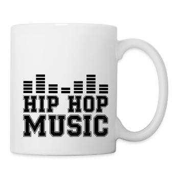 Musique Hip Hop - Mug blanc - blanc - Droite