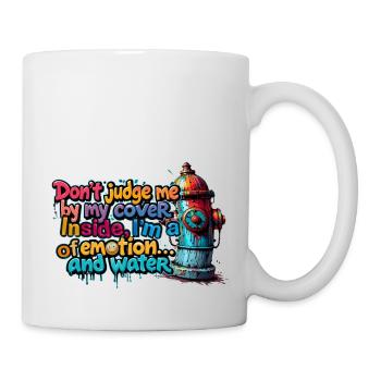 Ich bin eine Quelle der Emotionen und des Wassers - Tasse - Weiß - Rechts