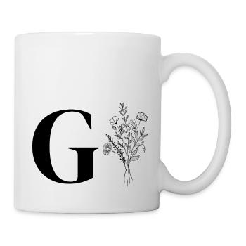 Minimalist flowers - Mug - white - Right