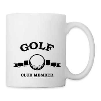 Golf Club Member - Tasse - Weiß - Rechts