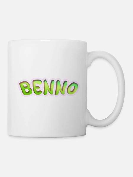 Geschenk für Benno - Tasse - Weiß