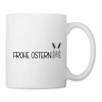 Frohe Ostern 🐰🌸 - Tasse - Weiß - Rechts