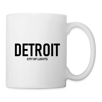 Detroit - City of Lights - USA - Michigan - Mug - white - Right