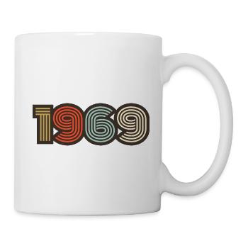 1969 rétro vintage - Mug blanc - blanc - Droite