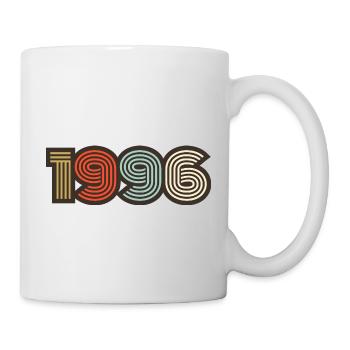 1996 rétro vintage - Mug blanc - blanc - Droite