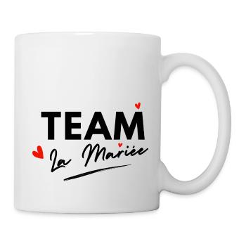 Bride Hearts Team - Bride Gift - Mug - white - Right