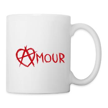 Amour - Mug blanc - blanc - Droite