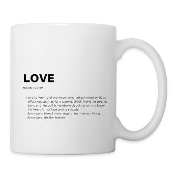 Love Erklärung - Tasse - Weiß - Rechts