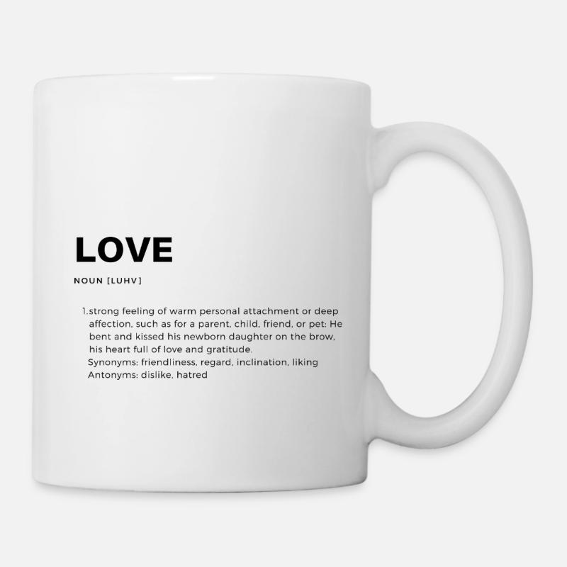 Love Erklärung - Tasse - Weiß