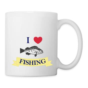 I love Fishing - Mug - white - Right