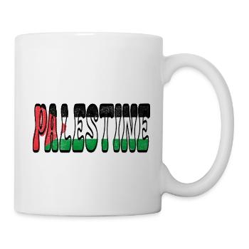Palestine – Free Palestine Flag Colors - Mug - white - Right