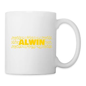 Alwin as a first name - Mug - white - Right