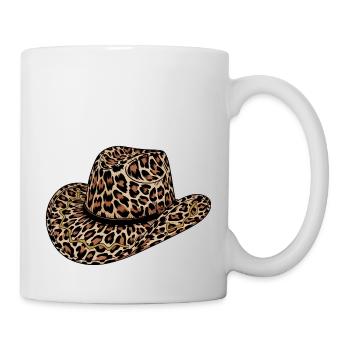 Cowboy Hat, Weste Hat - Mug - white - Right