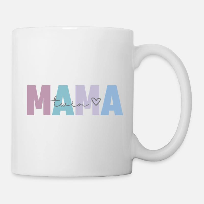 Maman jumelle - Mug blanc - blanc
