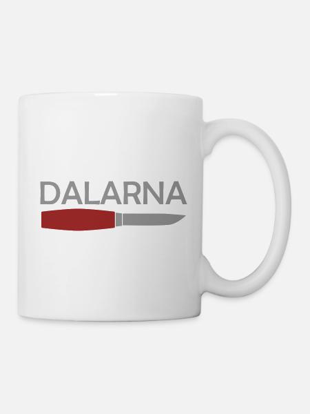 Dalarna - Tasse - Weiß