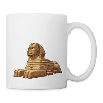 Sphinx von Gizeh - Tasse - Weiß - Rechts