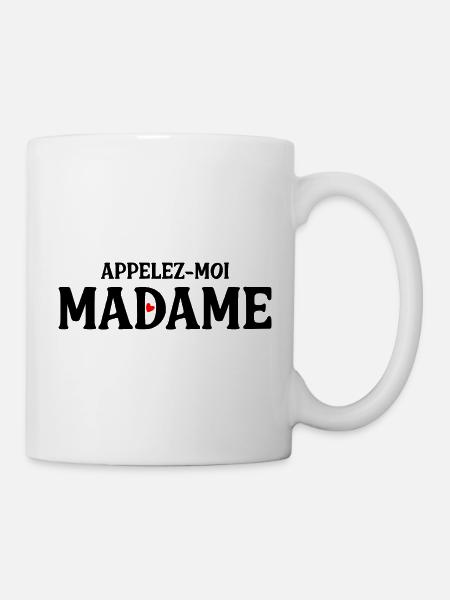 Dame - Tasse - Weiß