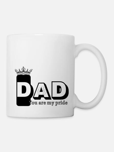 Father’s Day Gift – Funny & Heartfelt Dad T-Shirt - Mug blanc - blanc