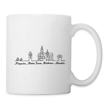 Black. Clear. Chemnitz. - Mug - white - Right