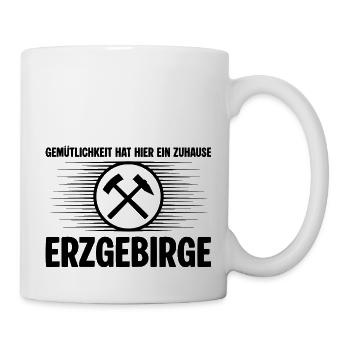 Erzgebirge Gemuetlichkeit - Tasse - Weiß - Rechts