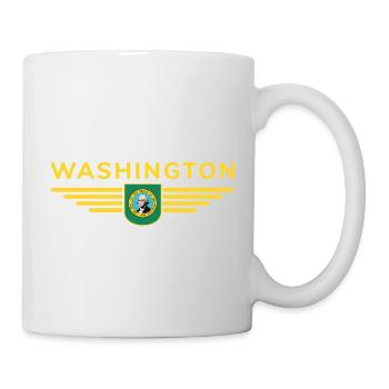 Washington Fan Shirt – Capital City Style - Mug - white - Right