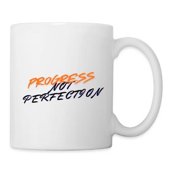Progress not perfection! - Mug - white - Right