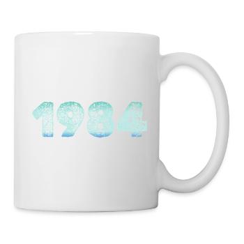 Eiskalt 1984 - Tasse - Weiß - Rechts