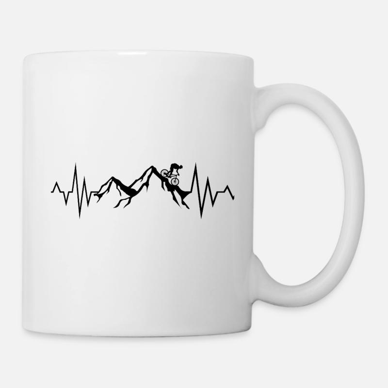 Mountenbiker - Tasse - Weiß