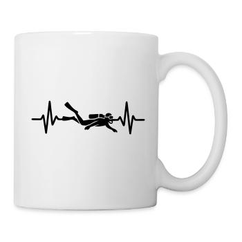Heartbeat Dive - Mug - white - Right