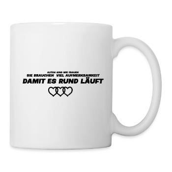 Cars Like Women Design / Car Tuning Design - Mug - white - Right